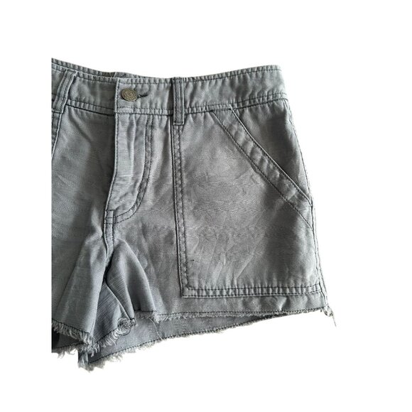 FREE PEOPLE Women’s Gray Wash Casual Shorts Size 4 - Picture 4 of 9
